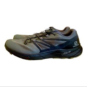Salomon Sense Ride 2  Grey Trail Runner with Ortholite Size 10